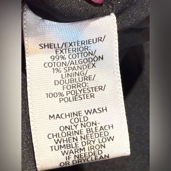 Loft size 4, black and white pencil skirt lined - Picture 5 of 9